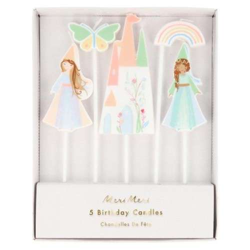 Meri Meri Princess Candles, 5 pcs