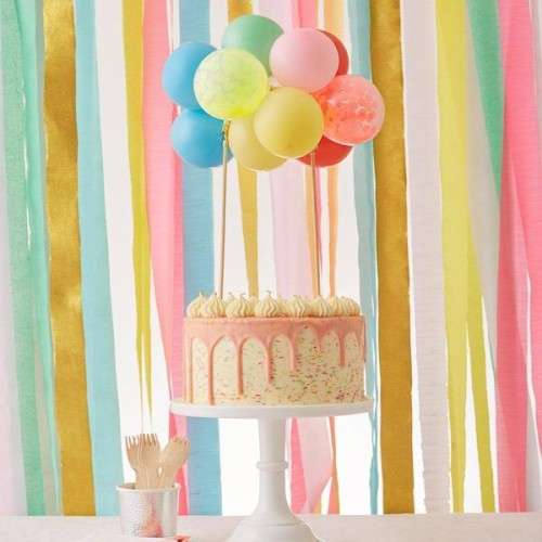 Meri Meri Regenbogen Ballon Cake Topper Kit, 11 Stück