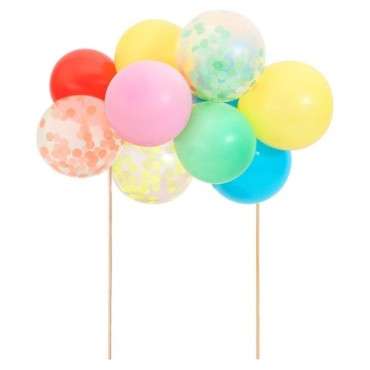 Meri Meri Rainbow Balloon Cake Topper Kit M203483