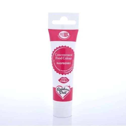 Rainbow Dust ProGel Lebensmittelfarbe Raspberry - Himbeerrot, 25g