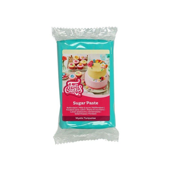 FunCakes Sugar Paste Mystic Turquoise 250 g