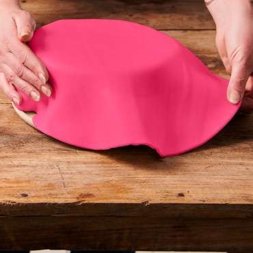 36cm Hot Pink Rollfondant ausgerollt F20735