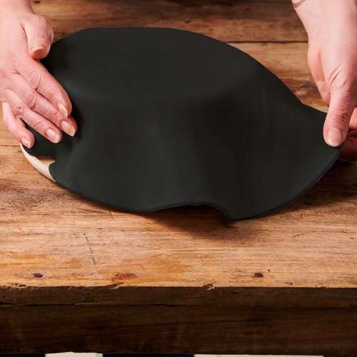 FunCakes Rollfondant ausgerollt Raven Black - Schwarz, 430g