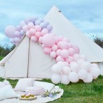 Ginger Ray Pastel Pink and Purple Balloon Arch Kit, 200 parts