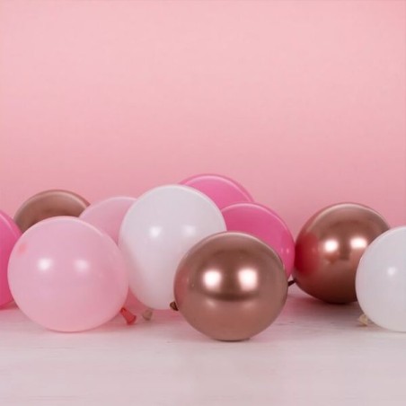 Ginger Ray Blush Pink and Rose Gold Balloon Pack GR-MIX-470