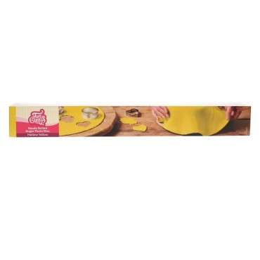 Vegan Sugar Paste Disc Yellow - Kosher- Halal - Lactosefree - Glutenfree - Vegetarian