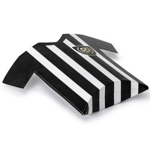 PartyDeco Soccer Party Favour Boxes, 6 pcs