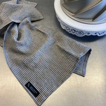 Striped Linen Kitchen Towel made in Europe