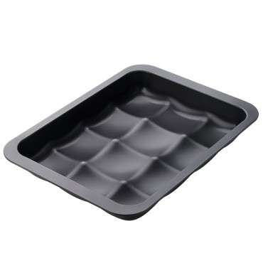 Bun Baking Pan - Zenker Black Metallic Bread Rolls Tin 6517