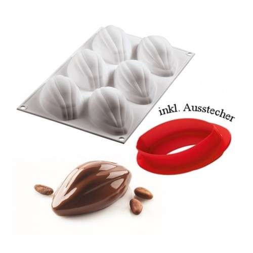 Silikomart Cacao 120 Dessertform für 6 Stück