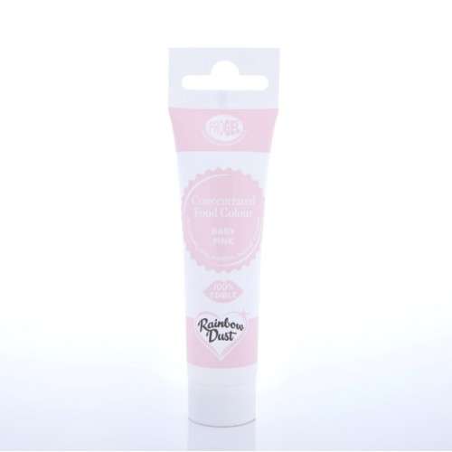 Rainbow Dust ProGel Lebensmittelfarbe Baby Pink - Babyrosa, 25g