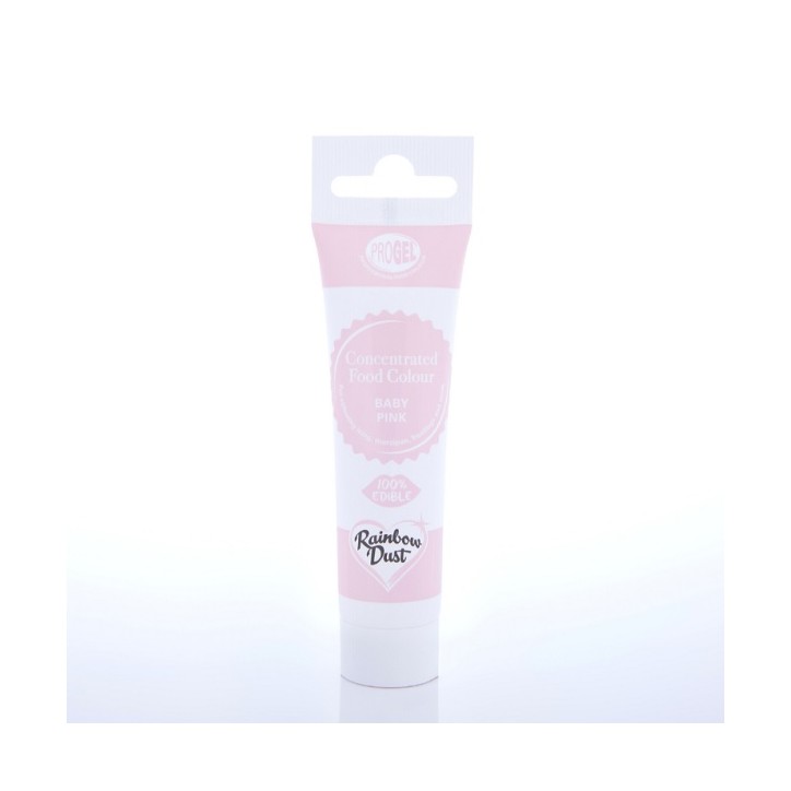 Progel Baby Pink Food Colouring - suitable for Vegan