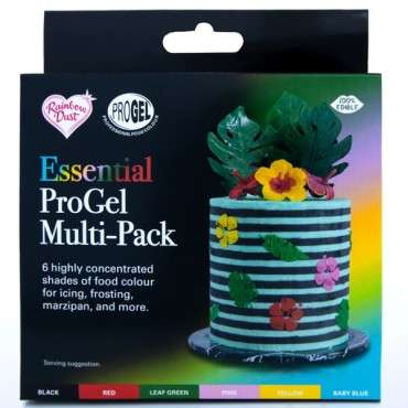 ProGel Multipack Essentials PGL302 Rainbow Dust Food Colouring