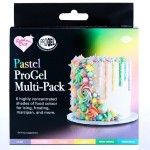 Rainbow Dust ProGel Pastel Multi Pack Food Colours, 6x25g