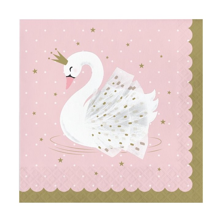 Anniversary House Stylish Swans Paper Napkins AH-PC343836