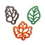 Decora Autumn Leaves Cookie Cutter Set, 3 pcs