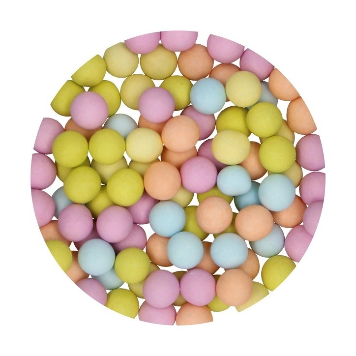 Pastell Schokoknusperkugeln Kuchendekor - Candy Choco Pearls Dull Pastel