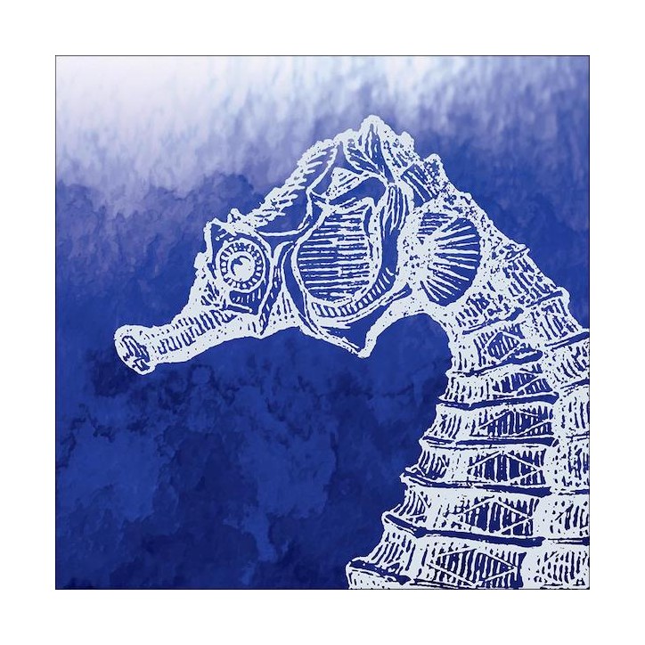 Anniversary House Elise Seahorse Printed Beverage Paper Napkins AH-PC650645