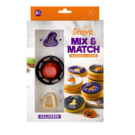 Decora Mix & Match Halloween Linzer-Kekse Ausstecher Set, 4 Stück