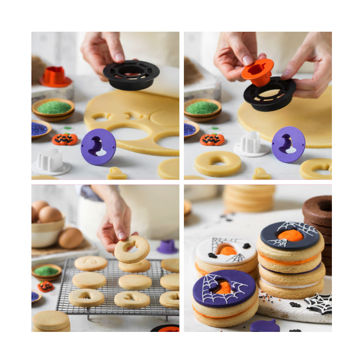 Decora HalloweenCookie Cutters Mix & Match for filled cookies DA-0255043