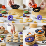 Decora Mix & Match Halloween Linzer Cookie Cutters, 4 pcs