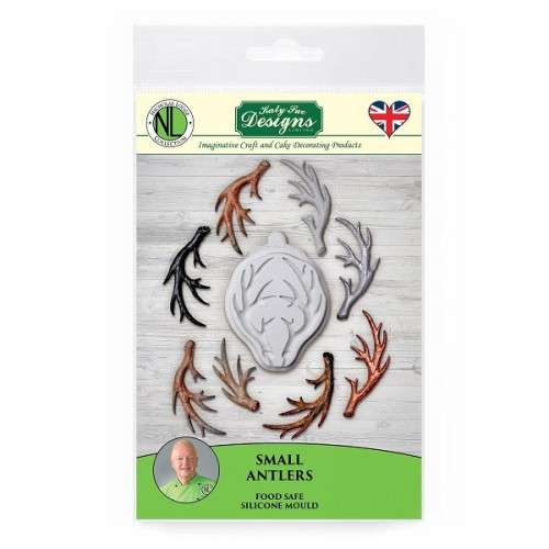 Katy Sue Designs Small Antlers Silicone Mould