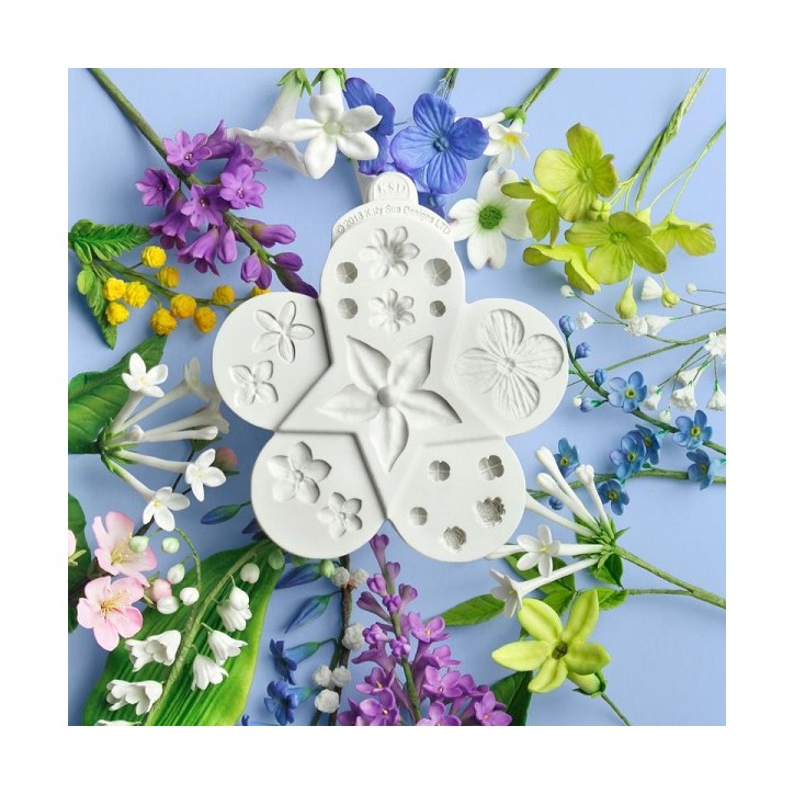 Flower Pro Ultimate Filler Flowers Silicone Mould by Katy Sue Designs