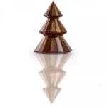 Martellato 4 Weihnachtsbaum Schokoladen Giessformen, 300g