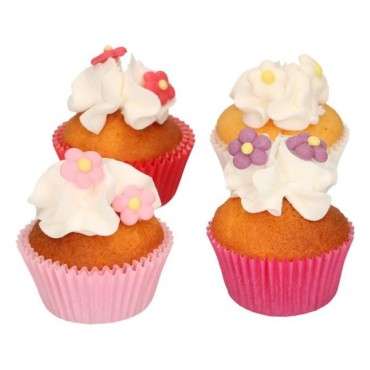 FunCakes Kuchendekor Kleine Zuckerblumen bunt CS-F50170