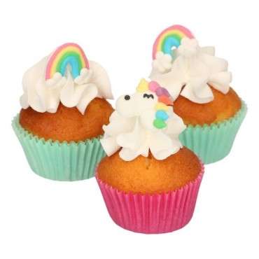 FunCakes Kuchendeko Einhorn- & Regenbogenzuckerfiguren CS-F50155