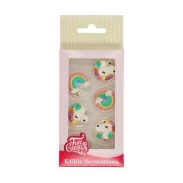 FunCakes Kuchendeko Einhorn- & Regenbogenzuckerfiguren CS-F50155