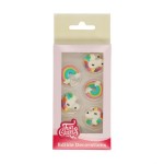 FunCakes Unicorn & Rainbow Sugar Decoration, 12 pcs