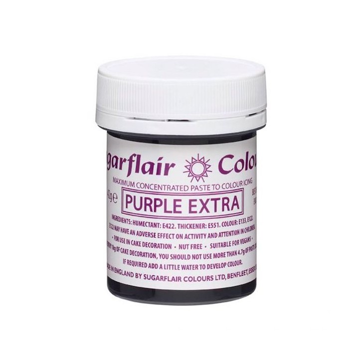 Sugarflair Lebensmittelfarbe Extra PurPur Violett 42g CS-C107