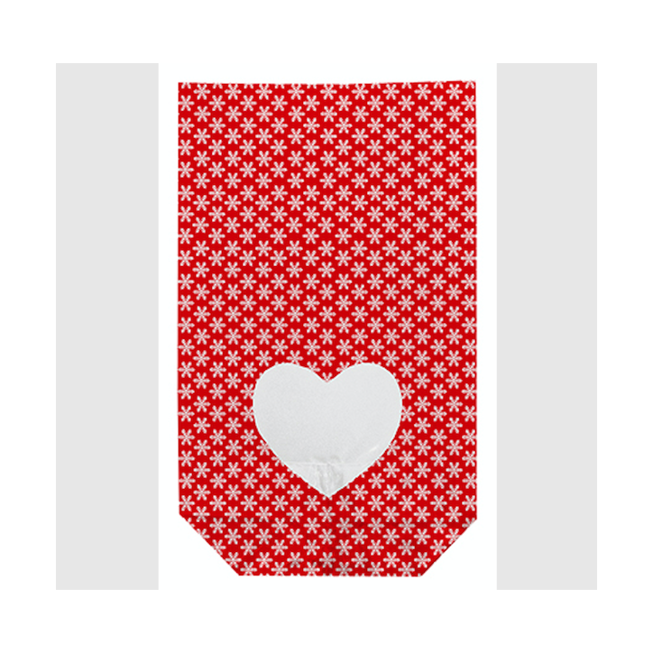 Clear Gift Bag Surprise Heart Christmas FE-4761-0074