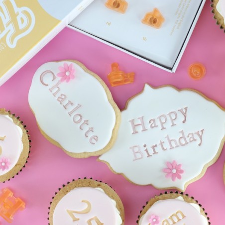 Fun Fonts alphabets Cupcake & Cookie - Collection 2 - PME FF57