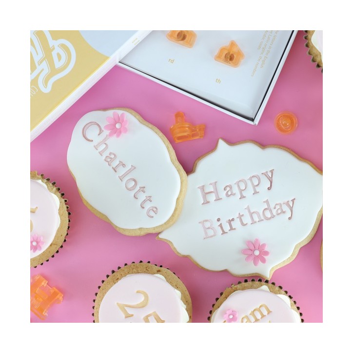 Fun Fonts alphabets Cupcake & Cookie - Collection 2 - PME FF57