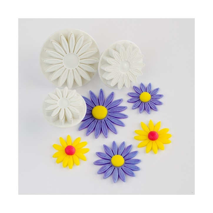 PME Sunflower/Daisy/Gerbera Plunger Cutter set/3 - SD618