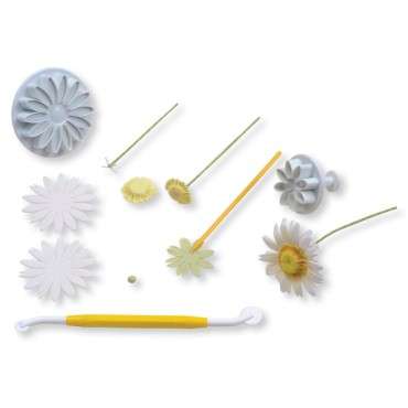 PME Sunflower/Daisy/Gerbera Plunger Cutter set/3 - SD618