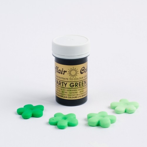 Sugarflair Spectral Paste Colour - Party Green, 25g