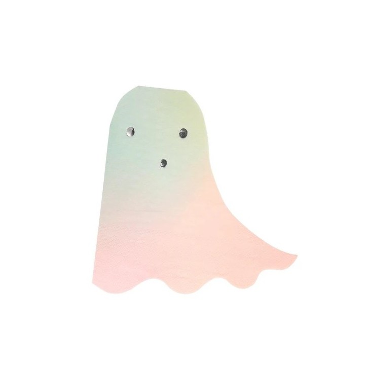 Pastel Halloween Ghost Napkins set of 16 - Meri Meri 216640