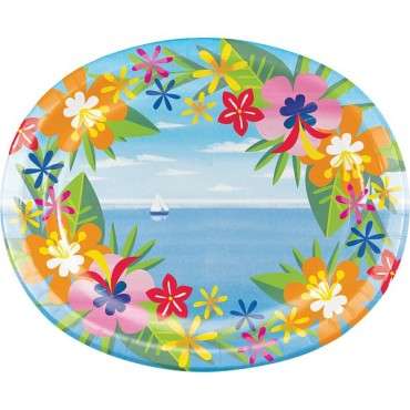 Anniversary House Lush Luau Paper Platters AH-PC335518