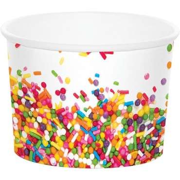 Anniversary House Snack- und Eiscremebecher Sprinkles Bunt AH-PC324675