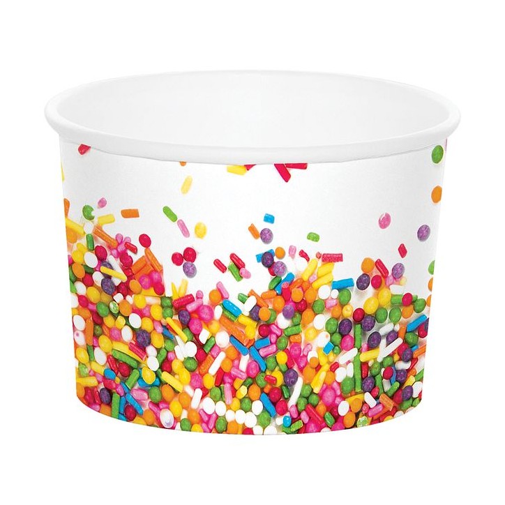 Anniversary House Snack- und Eiscremebecher Sprinkles Bunt AH-PC324675