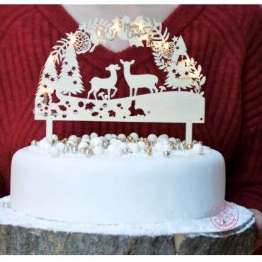 Enchanted Forest LED Cake Topper - ScrapCooking SC4949