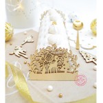 ScrapCooking Zauberwald Buche de Noel Deko Set, 2 Stück