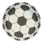 FunCakes Soccer Cupcake Cases, 48pcs