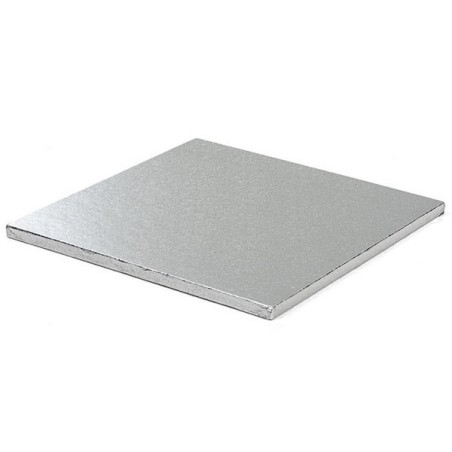 Decora Cake Board Cardboard Silver Foiled 40cm DA-0931615