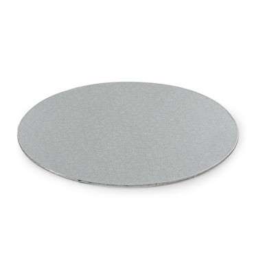 Decora Cake Board made of Cardboard silver foiled 16cm DA-0931300