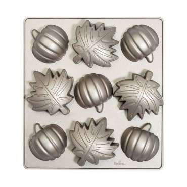 Decora Herbstbackform Blätter und Kürbisse Aluminium DA-0080125