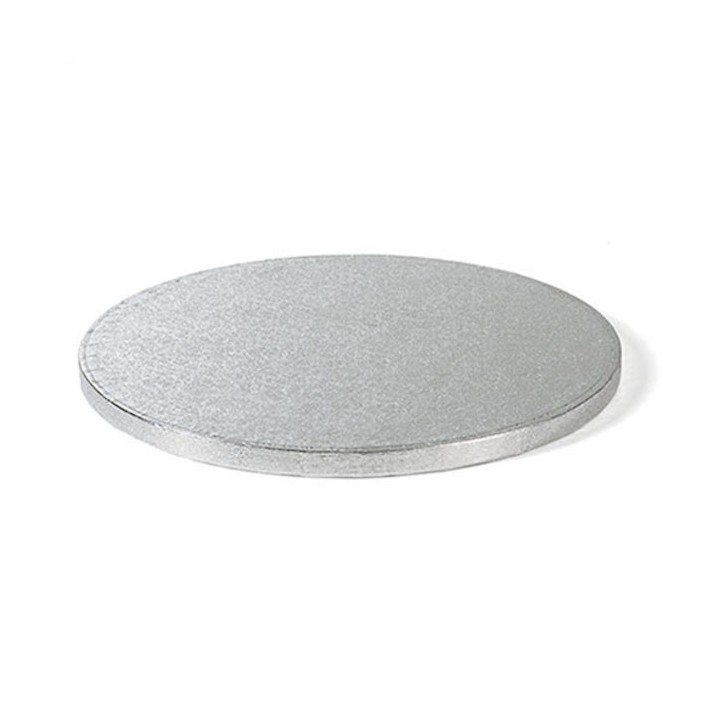 Decora Cardboard Cake Board Silver Round 38cm DA-0931208